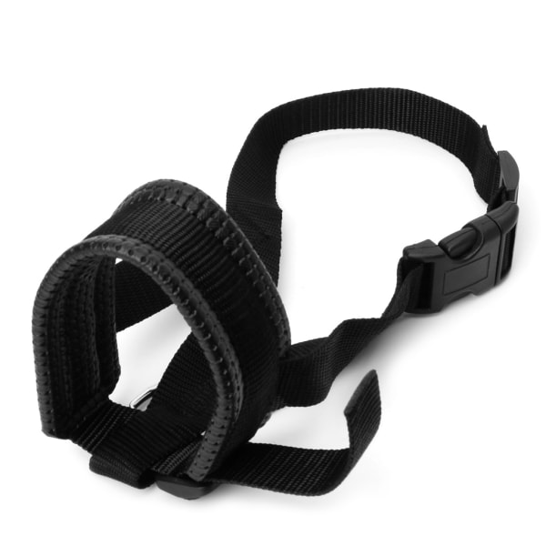 Vadderat hundmunkorg för stora hundar sällskapshund Nylon Anti-Biting Dog for Head La XL