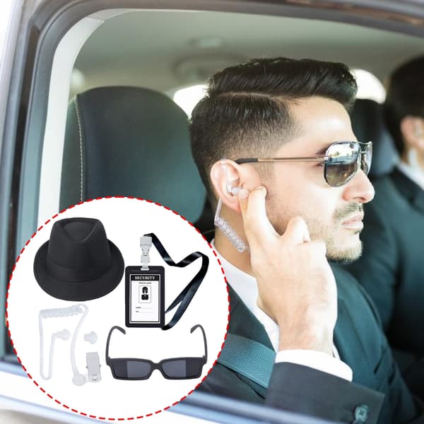 5 Delar Secret Service Kostym Cosplay Set Bröllopsbärare Säkerhetskostym