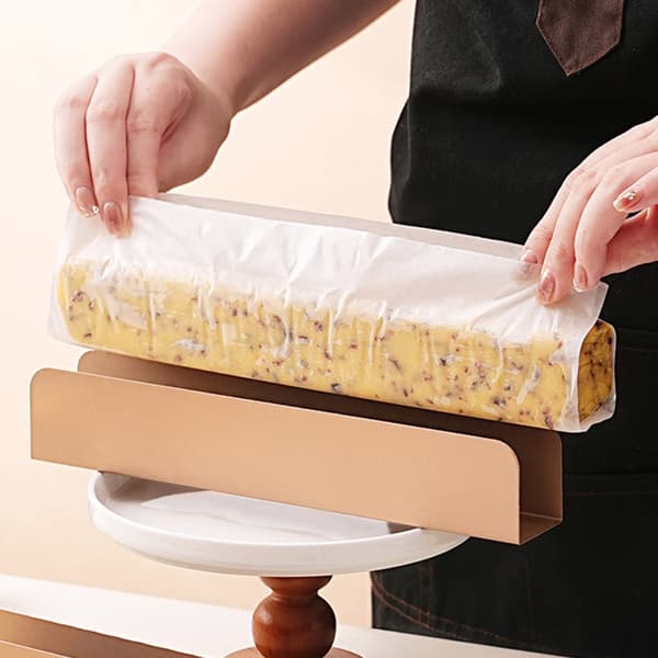 4 st Rektangulära Bakformar i Kolstål för Kakor och Desserter