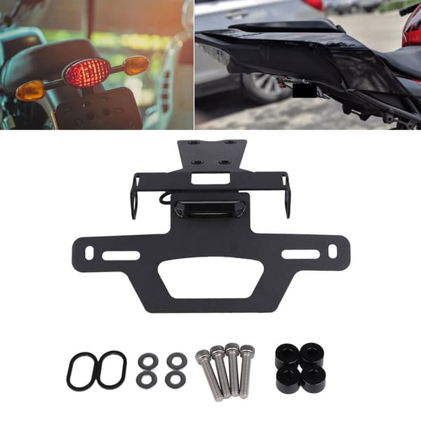 Nummerpladebeslagsholder med LED-lys til CBR500R CB500F CBR400R
