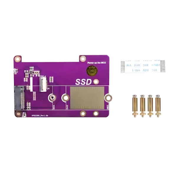 för RPi5 M.2 NVME SSD PCIE-adapter Förbättrar datahantering för 2280/2242/2230