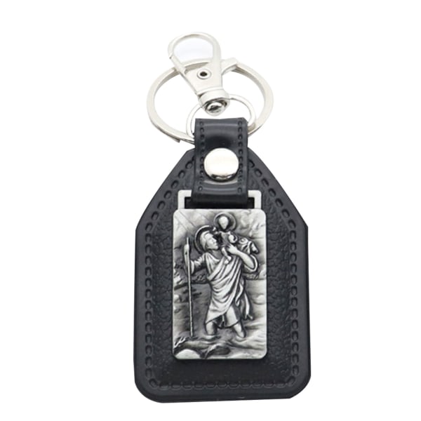 Kristen Jesus nyckelring metall helig figur katolsk hänge religiös prydnad för handgjorda DIY bilnyckelring tillbehör null - 3