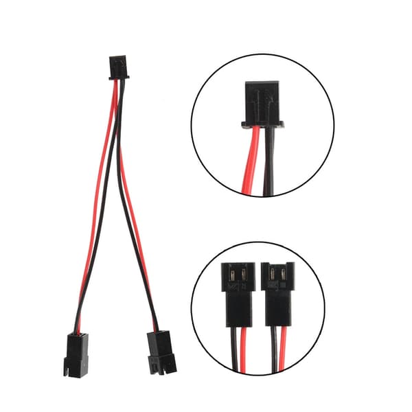 3D-printer ventilatoradapterkabel til udskiftning af køleventilatorledninger XH2.54-port