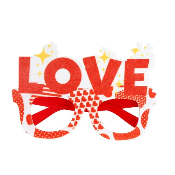 Alla hjärtans dag dekorativa glasögon för fest semester bröllop födelsedag tillbehör null - 9