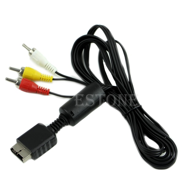 Hot Audio Video AV-kabel Kabel till 3 RCA för PS för PS2 för PS3