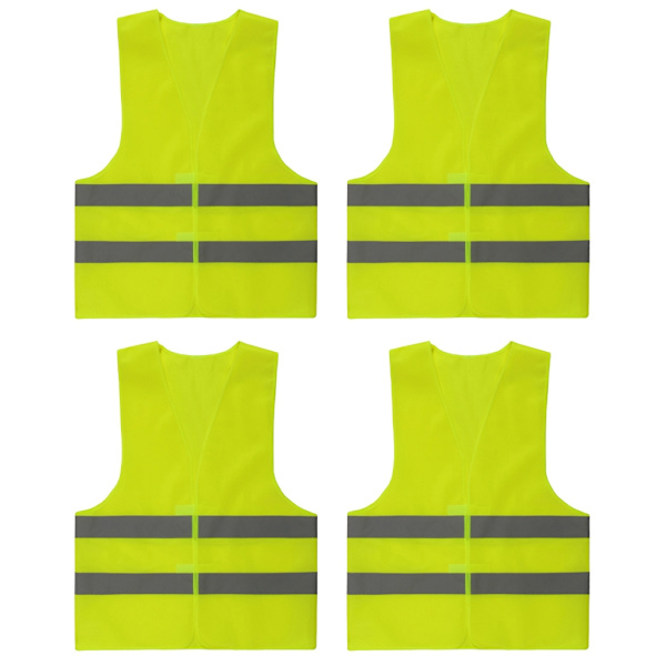 Mesh Universal bilsäkerhetsväst för förare Arbetare Lantmätare Volontär Crossing Guard Konstruktion Hög synlighet
