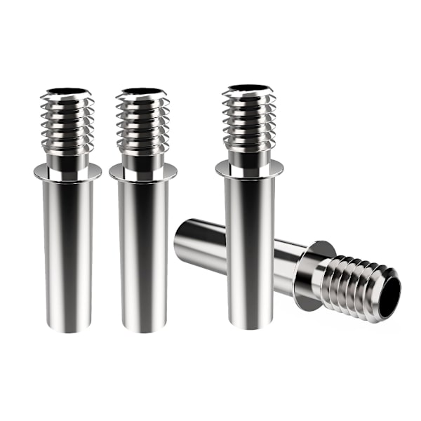 4 STK Originalt rustfrit stål Heatbreak-halsrør til Ender3Neo CR5 CR10 3D-printer Heatbreak-rør