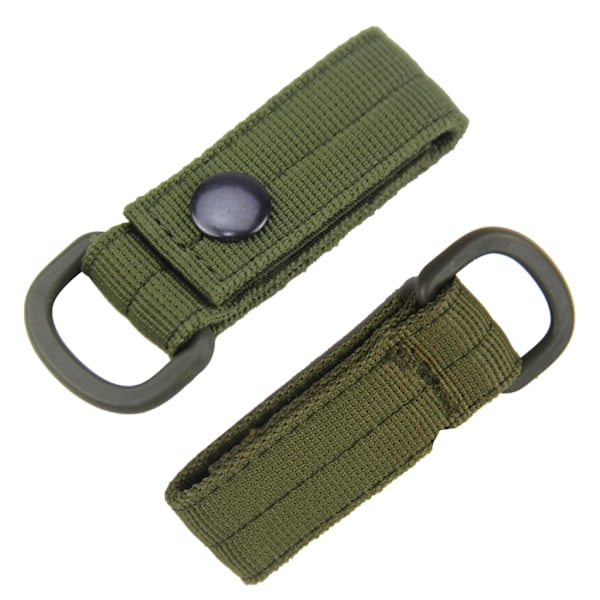 Militær D-ring adapter karabinkrok løkke stropp webbing feste stropp Brown