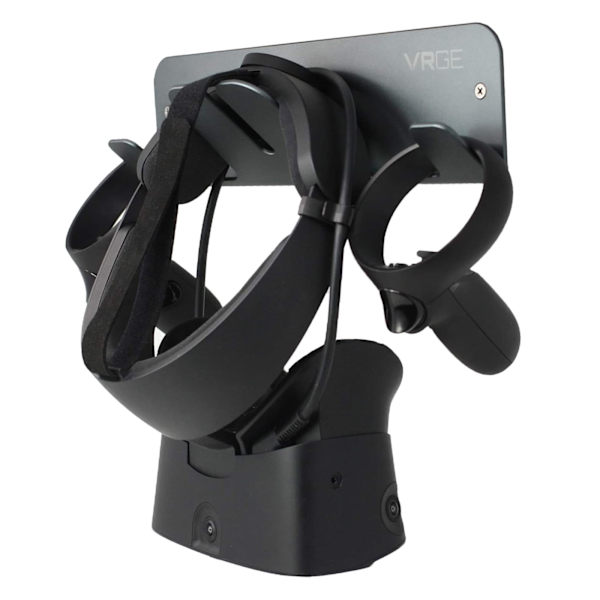Universell Väggmonterad Hållare för Quest 1/2/Rift/Rift-S/HTC Vive VR-headset Displayförvaring Konsol Platsbesparande Stativ Black