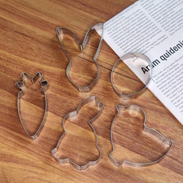 3D Tegneserie Kageform Bageudstyr Rustfrit Stål Påskehare Form Gave