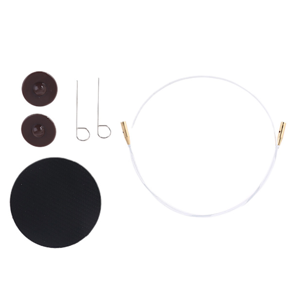 Udskiftelig strikkepind Kabel endehætter Connector Kit DIY Weaving Craft