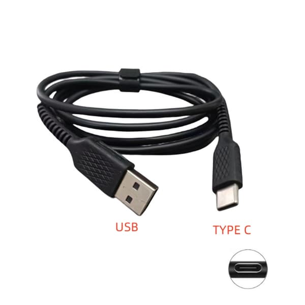Opladerkabel til Marshallii Gaming Headset Type-C USB Strømkabel