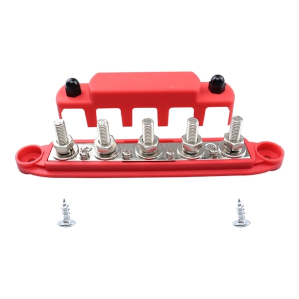 1/4", 5/16", 3/8" 48V Bus Bar Power Distribution Block 300A elektriskt kopplingsblock