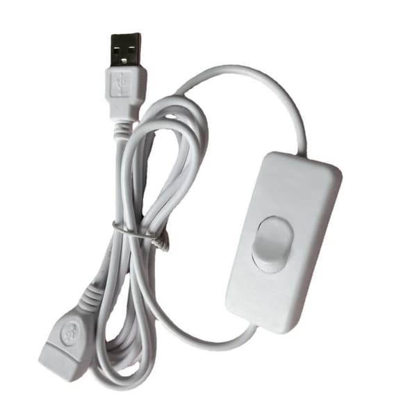 Mann til kvinne Datalinje Retthode USB2.0-forlengerkabel med brytere