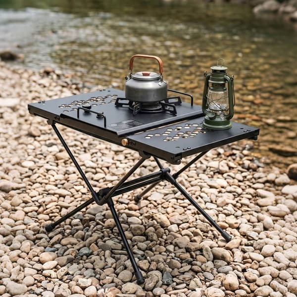 Camping Piknik Lett Sammenleggbart Campingbord Plassbesparende Piknikbord