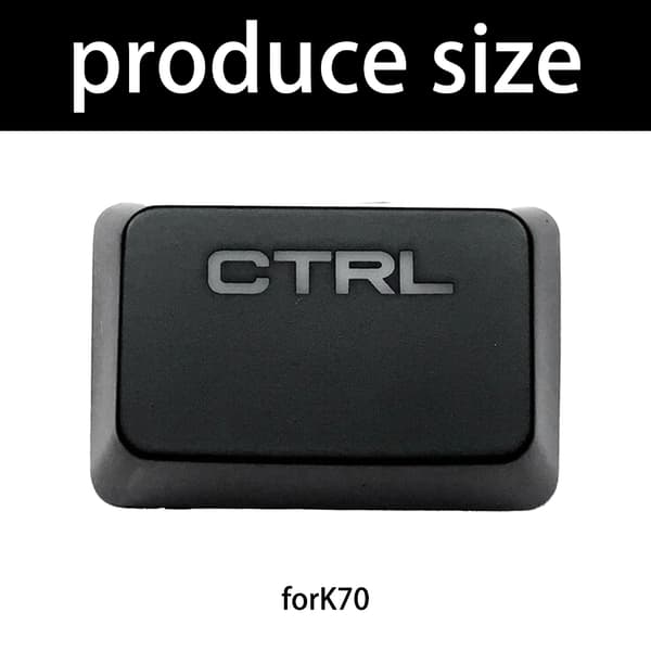 Lysende Ctrl-tast Udskiftning Teksturerede Overflader til K70 Keycaps Gaming