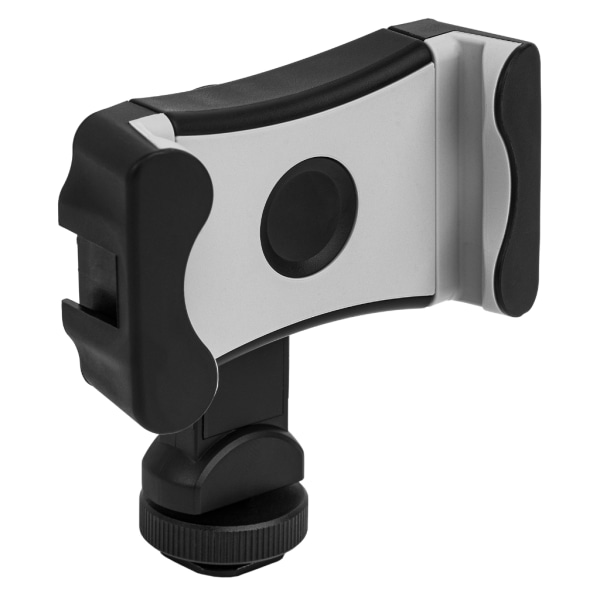 360° Mini Smartohone Clip med Dual Cold Shoe Mount Stand 1/4 stativ Stativ Multifunktionstelefonhållare för Vlog Portable