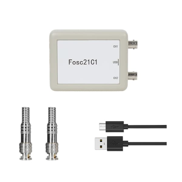 Bærbart USB-oscilloskop med 250 kHz båndbredde USB-forbindelse 2 kanaler