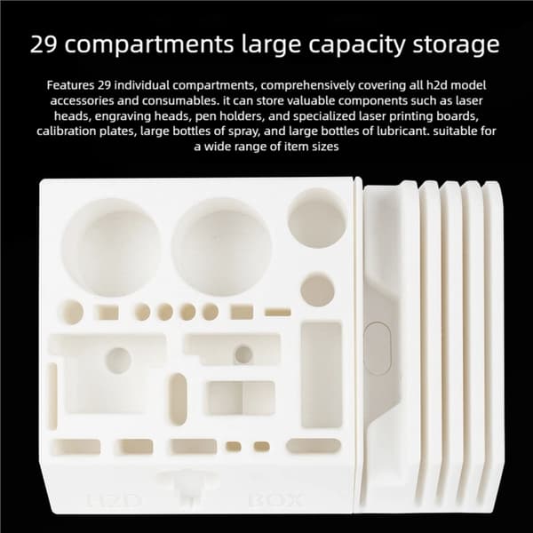 3D Printer Plastikværktøjsholder Nem Montering til H2D/H2S Opbevaringsinstallation