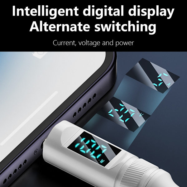 Multifunktionell Typ C 8K Digital Datakabel 1.8M med Display för VR-Headset