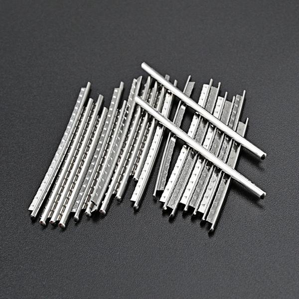 20 st/set Rostfritt stål 2,2 mm bredd 20 band gitarrbandtrådar Bandtrådsats