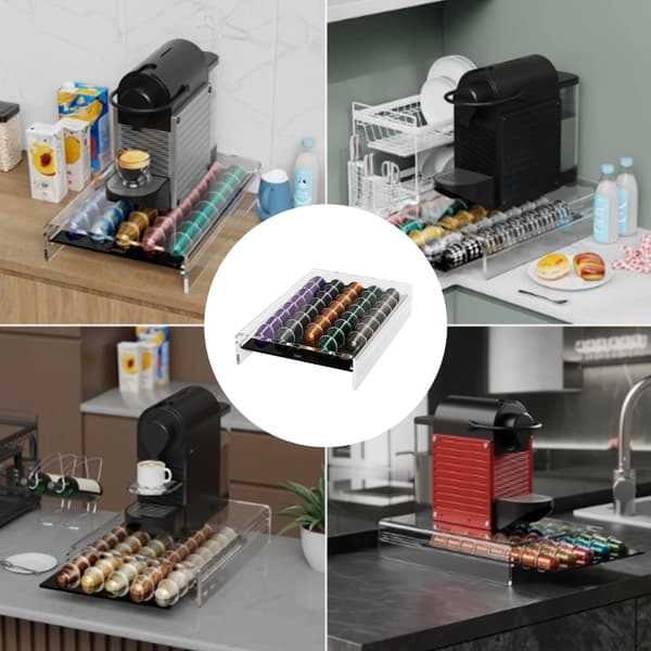 Kaffekapseldispenser i moderne stil med 40 rum