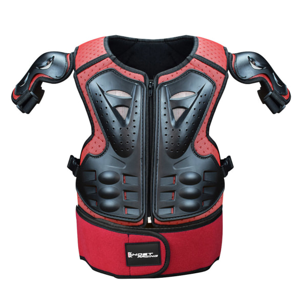 Motocross Kids Body Armor Dirt Bike Motorcykel Gear Bröstskydd för jacka Black