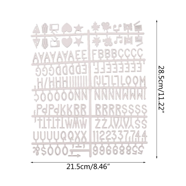 Engelska bokstäver för filtbrevtavla 2-pack anslagstavla Bokstäver för utbytbar plastbrevtavla Hemkontorsdekoration