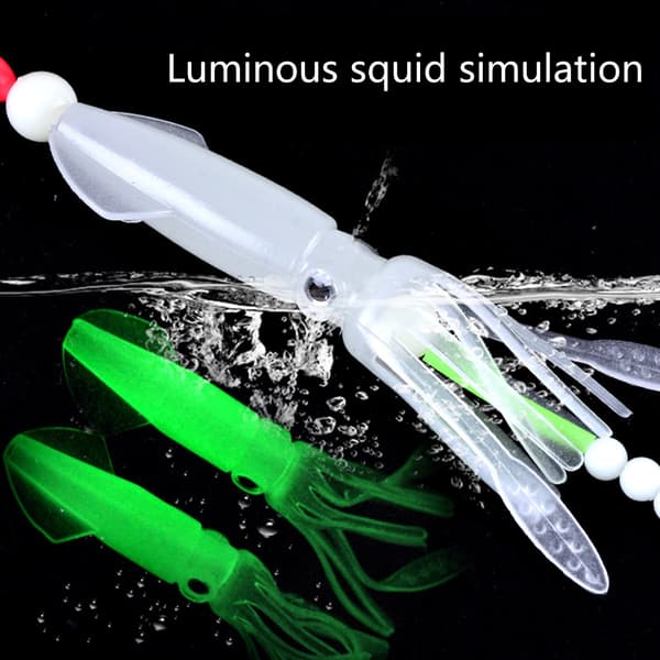 Bløde agn Squid Jigs Synkende Squid Swimbaits til Havfiskeri Ørred Shads