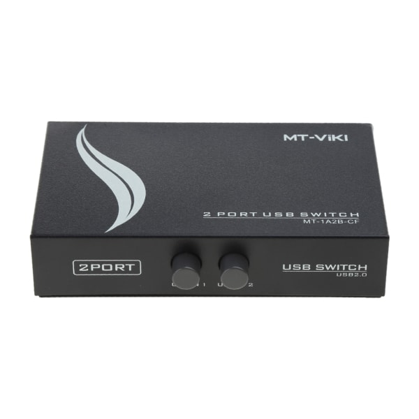 2X1 USB2.0-svitsj 2-porter Deleenhetsbytteradapterboks for skriver-PC-skanner