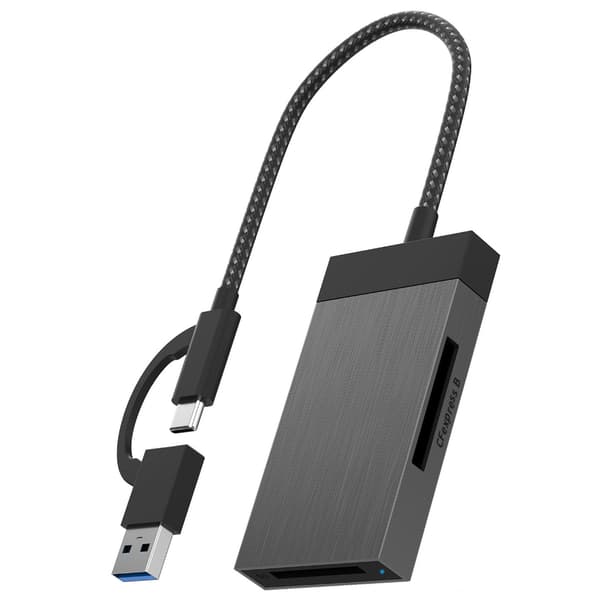 Multifunksjonell Cfe B-kortleser USB 3.1 for rask filoverføring