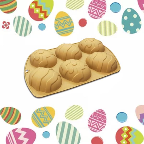 Bageform med påsketema til moussekage, budding, gelé, dessertform, gave