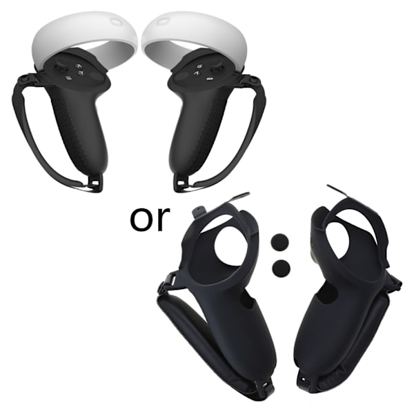 Anti-Throw Controller Shells Grip Cover til Quest 2 VR Handle Protective Pouch