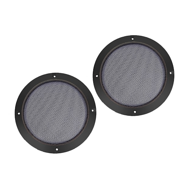 2 STK/SÆT Sort 2'' 3'' 4'' 5'' 6,8'' 8'' Bilstereo Subwoofer Højttalerdæksel Circle Grill Mesh kabinet