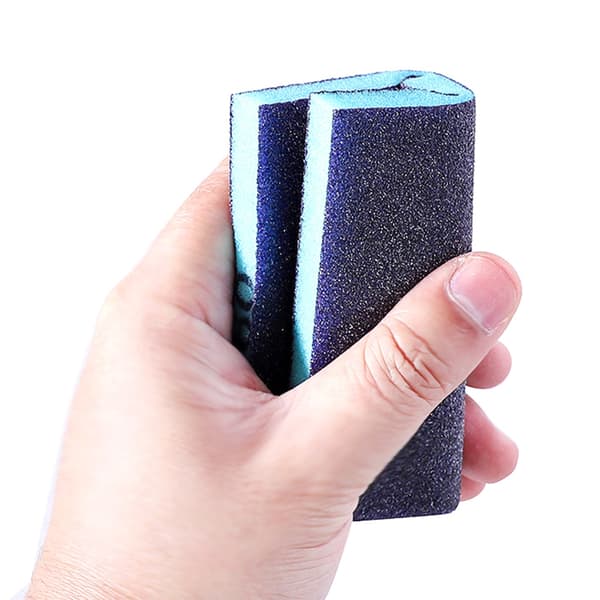 Poleringsslipsvampblockdyna våt och torr dubbelanvändbar tvättbart sandpapper