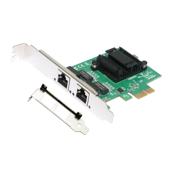 Pci-e Dual-port Gigabit Network Card Driverless Rj45 Wired Desktop Industrial