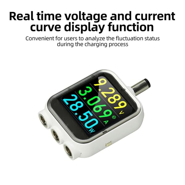 4.5-80V 6A 0-600W Digital Voltmeter Amperemeter Testare Snabbladdningsmonitor