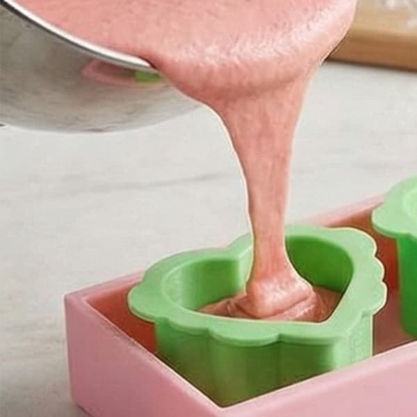 Kakeformsett i plast for bryllupsdessert