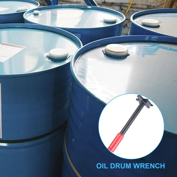 55 Gallon Olietromle Hætteåbner 200L Plast Olietromle Låg Manuel Åbner Olie