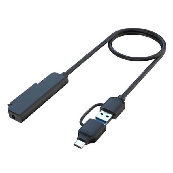 USB3.0 Typ C till SATA-adapterkabel 5 Gbps höghastighetsdataöverföring SATA-omvandlare för 2,5'' HDD SSD-enheter