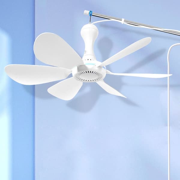 Udendørs campingventilator 3-hastigheds loftventilator USB hængende ventilator baldakin loftventilator