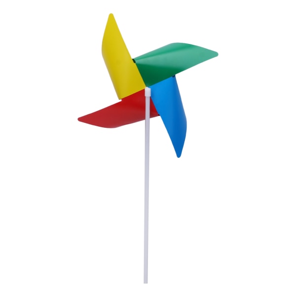 10 Set Windmill Pinwheel Wind Spinner Trädgård Yard Konstdekoration Utomhusleksaker DIY null - 5