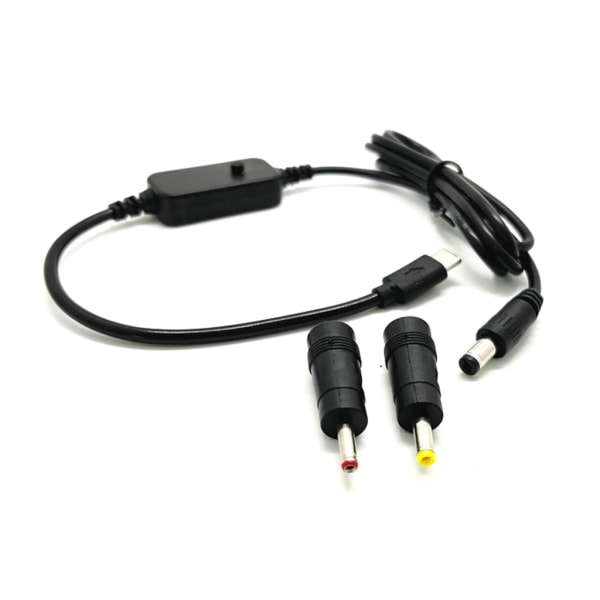 USB Typ C-kabel till DC5521 PD Trigger Power Converter Adapter Line för LCD-skärmar Kameror Power på dina enheter null - 2