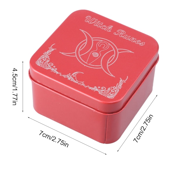 Kvadratisk tarotkortboks, arrangør, spillkort oppbevaringsboks, penger, myntbæreboks