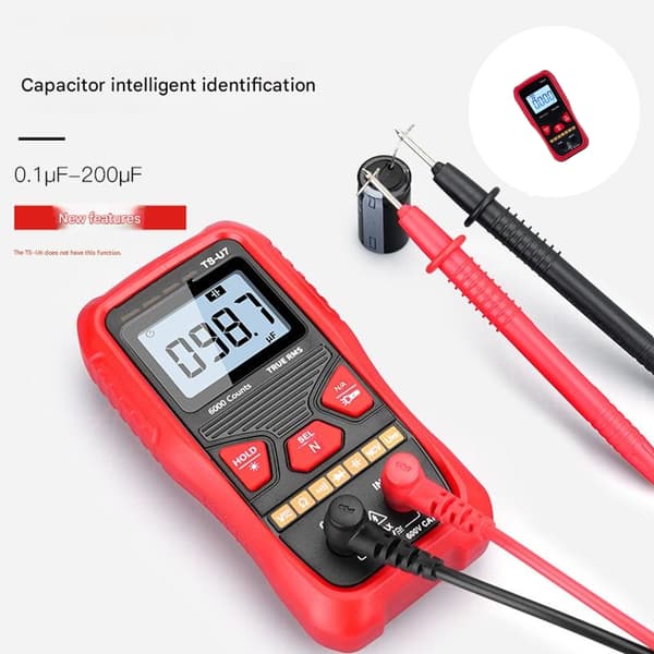 Digitalt Multimeter Transistor Tester Elektrisk NCV Testmåler TrueRMS