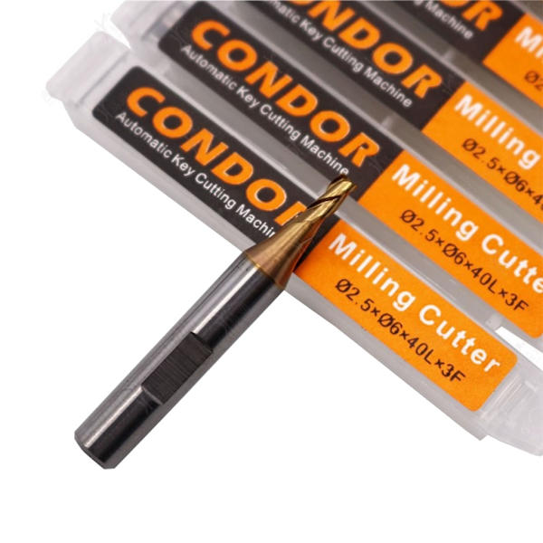 Nøgleskæremaskine 2,5 mm 2,0 mm 1,5 mm 1,0 mm fræsersonde Tracer-kompatibel til Condor XP005-Dolphin XC009 XC002