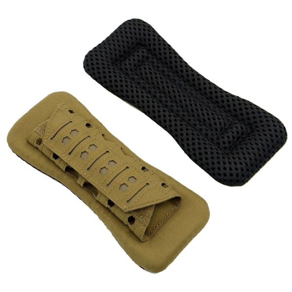 Slings Plate Carrier Axelrem Kuddning Pad Laserskurna Jaktvästdelar Black