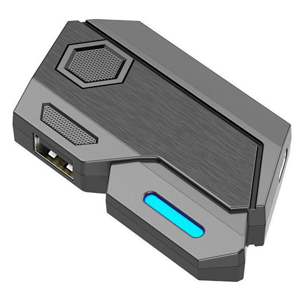 Bluetooth-kompatibel tastatur- og muskonverteringsadapter for mobilspill PUBG-mobil, Game for Peace, etc.