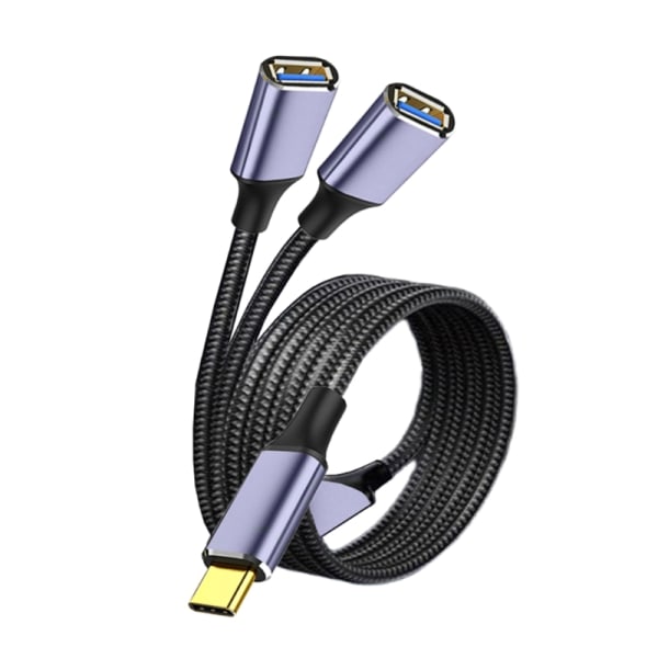 2/3 in 1 USB2.0 OTG Adapter Typ C Hane Plug To 2/3 USB 2.0 Hona OTG förlängningskabel HUB Datakabel Power null - one for two 120cm