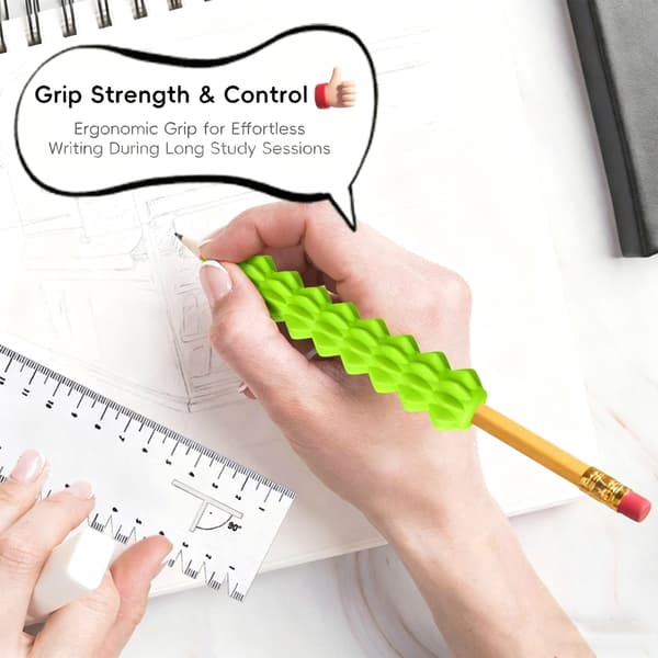 Elastisk Pennegreb Støtte Silikone Tekstur Egnet til Skriveøvelse